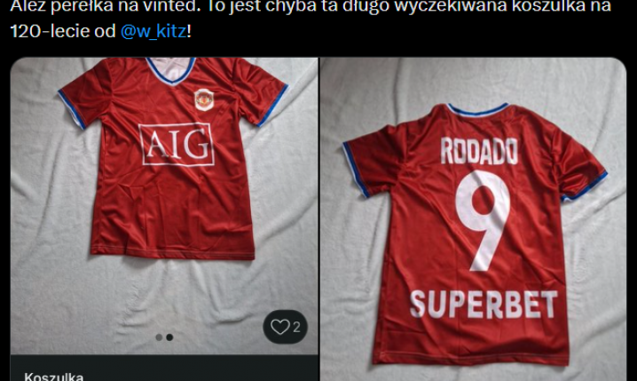 HIT! Oto koszulka ''Manchesteru United'' z POLSKIM AKCENTEM na Vinted xD